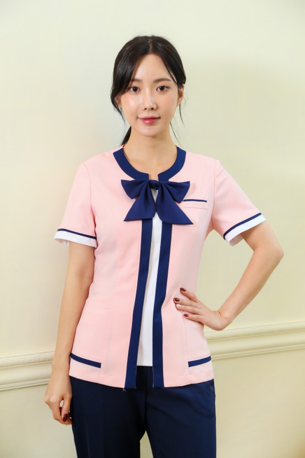 핑크 더 네이비 리본