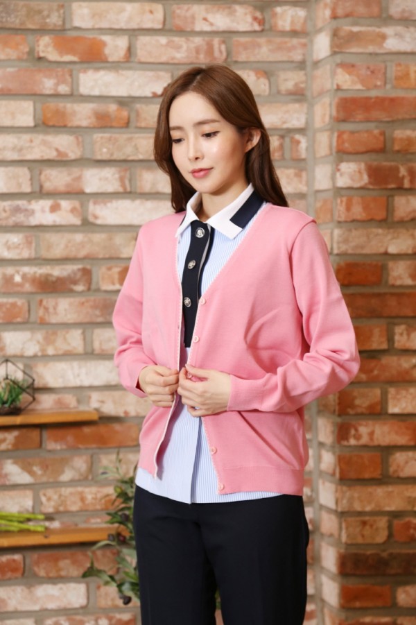 jw핫핑크가디건( 검정,곤색