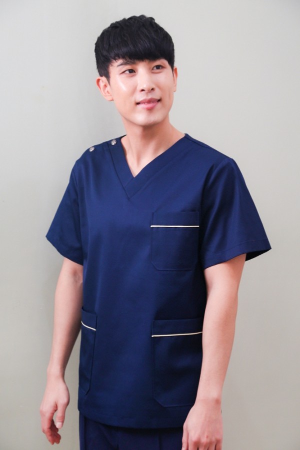 브이넥베이지깐디