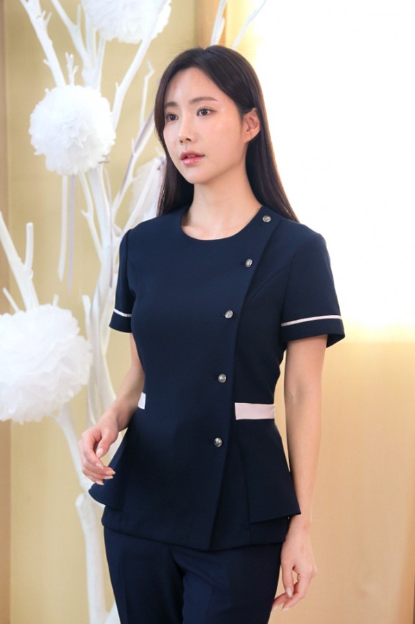 베이지웨스트러플(샤넬지 스판원단 )