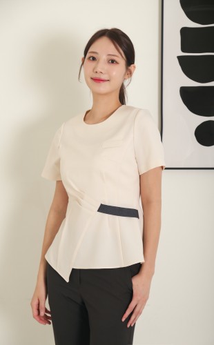 파스텔옐로우카키(원단 스판입니다 비침이 적습니다)