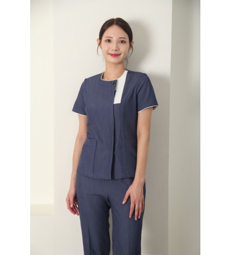 니콜모던배색블루