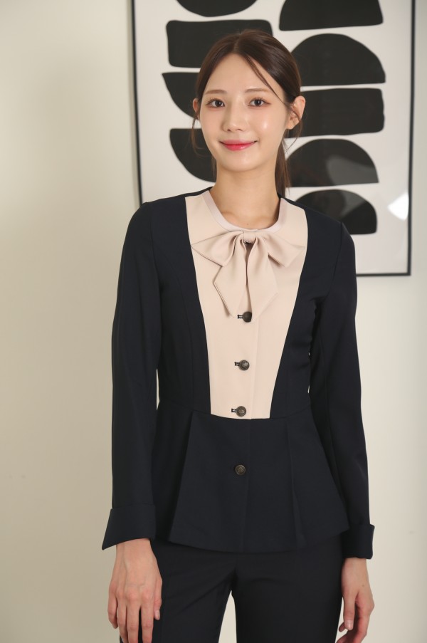 로렌베이지리본긴팔 (반팔로도 가능합니다)