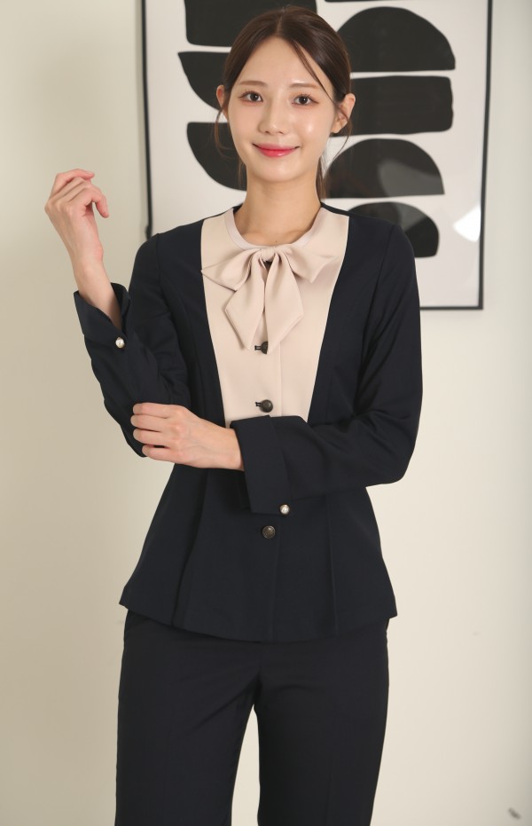 로렌베이지리본긴팔 (반팔로도 가능합니다)