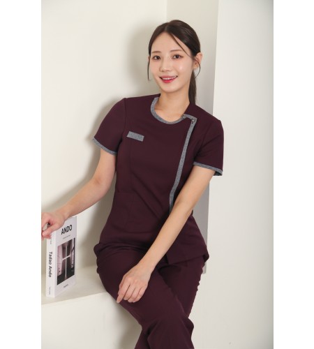 글라리스딥퍼플(고신축 스판원단으로 구김이 적습니다)