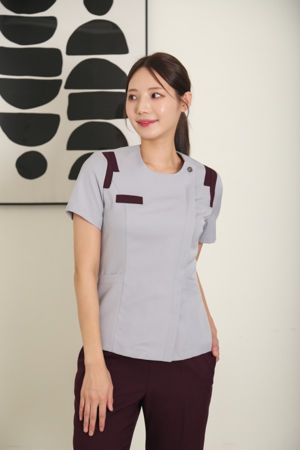 숄더버건디그레이(원에잇 스판원단입니다)